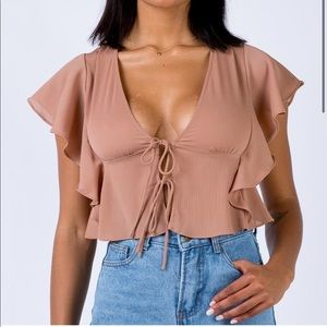 Flowy Princess Polly Crop Top